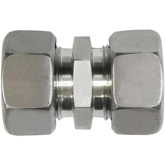 Brennan D2403-S12-S12-S Metal Compression Tube Fittings; Fitting Type: Straight ; Material: Stainless Steel ; End Connections: Tube OD ; Thread Size (mm): M20x1.5 ; Tube Inside Diameter: 12.000 ; Tube Outside Diameter (mm): 12