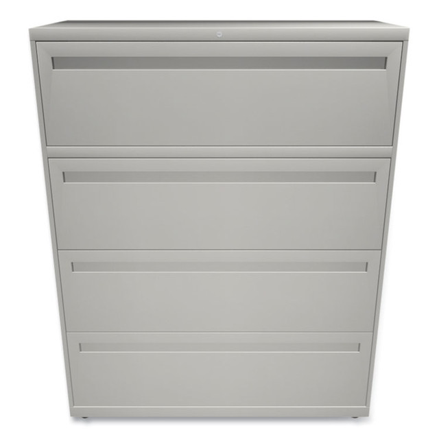 HON COMPANY 794LQ Brigade 700 Series Lateral File, 4 Legal/Letter-Size File Drawers, Light Gray, 42" x 18" x 52.5"