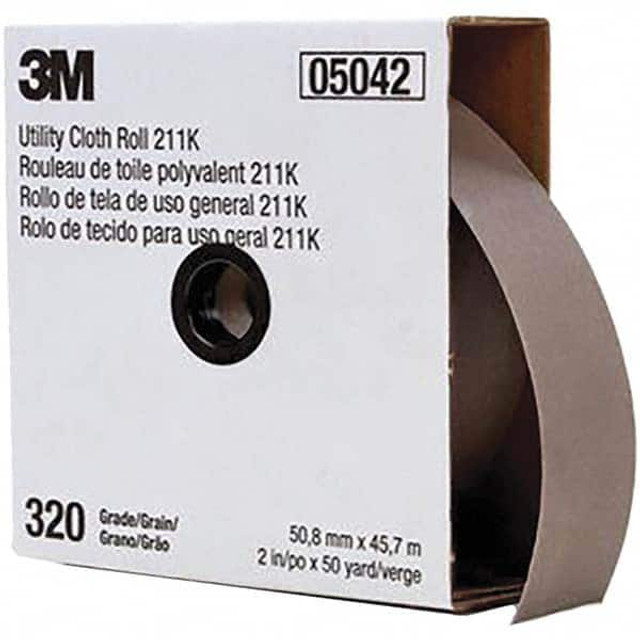 3M 7000118352 2" x 50 Yd 320 Grit Aluminum Oxide Shop Roll