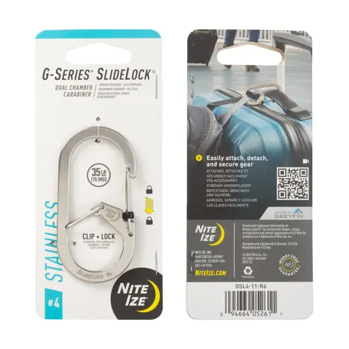 Nite-Ize GSL4-11-R6 G-Series SlideLock - Stainless