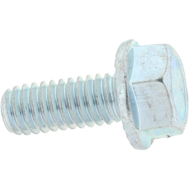 Value Collection R52001117 Serrated Flange Bolt: 5/16-18 UNC, 3/4" Length Under Head, Fully Threaded