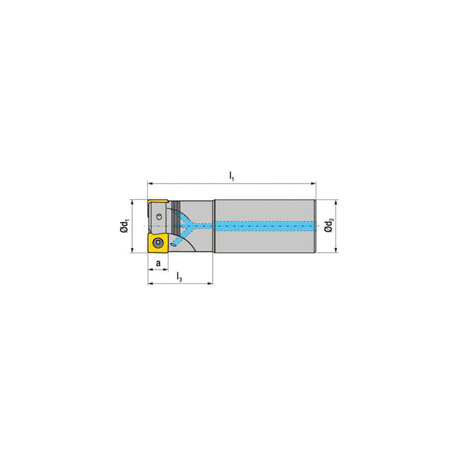 Ceratizit 5877442502 Indexable Square-Shoulder End Mills; Maximum Depth of Cut (Decimal Inch): 0.3150 ; Cutter Style: C491 ; Shank Type: Cylindrical ; Shank Diameter (Decimal Inch): 1.2500 ; Shank Diameter (Inch): 1-1/4 ; Insert Holding Method: Screw