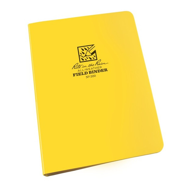 Rite in the Rain 200 Ring Binder - 0.5 Yellow