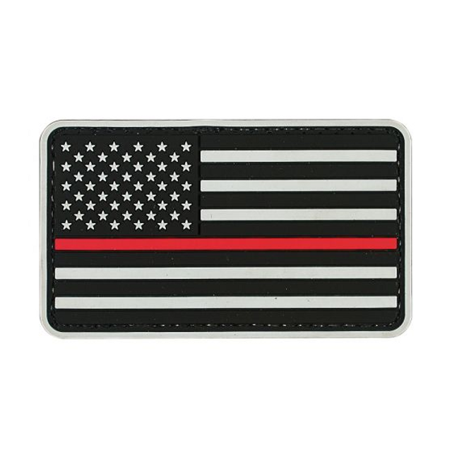 Voodoo Tactical 07-0908000000 American Flag Red Line Patch