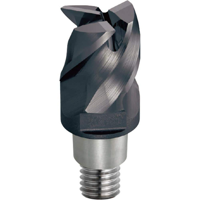 Mitsubishi 826929 Square End Mill Heads; Mill Diameter (Decimal Inch): 0.3750 ; Connection Type: iMX10 ; Overall Length (Decimal Inch): 0.6300 ; Material: Solid Carbide ; Cutting Direction: Multi-Directional ; Flute Direction: Right Hand