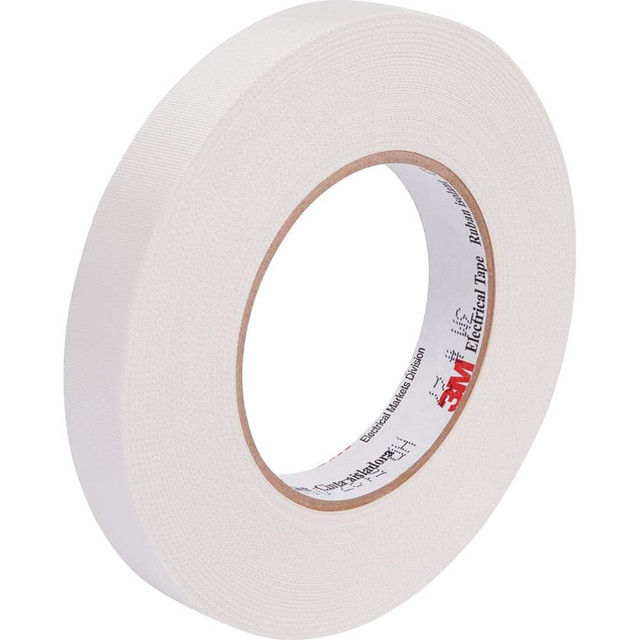 3M 7000005815 Electrical Tape: 3/4" Wide, 66' Long, 7 mil Thick, White