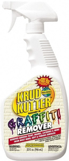 Krud Kutter GR326 Graffiti/Vandal Mark Remover: 32 oz Spray Bottle