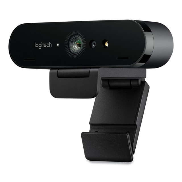 LOGITECH, INC. 960001105 BRIO Ultra HD Webcam, 1920 pixels x 1080 pixels, Black