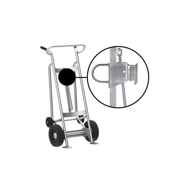 Valley Craft F82960A1F Drum & Tank Handling Equipment; Load Capacity (Lb. - 3 Decimals): 1000.000 ; Equipment Type: Drum Hand Truck ; Overall Width: 26 ; Overall Height: 59in ; Overall Depth: 21in