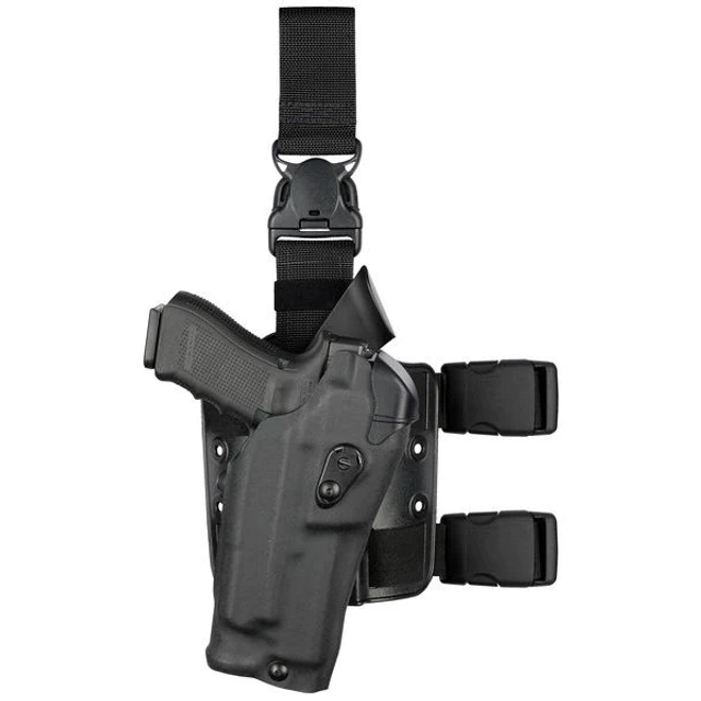 Safariland 1205047 Model 6385RDS ALS OMV Tactical Holster w/ Quick Release Leg Strap for Glock 34 MOS w/ Light