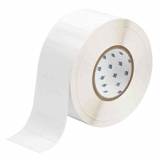 Brady 31330 Label Maker Label: White, Polyester, 3,000 per Roll