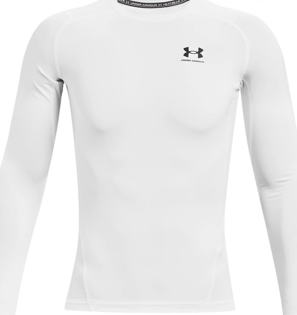 Under Armour 1361524-100-LG HeatGear Armour Long Sleeve