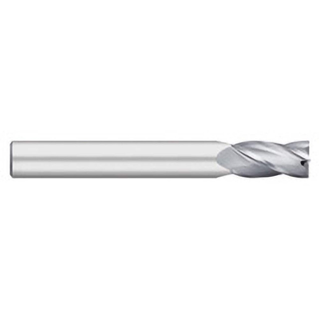 Titan USA TC15512 Square End Mill:  0.1875" Dia, 0.75" LOC, 0.1875" Shank Dia, 2.5" OAL, 4 Flutes, Solid Carbide