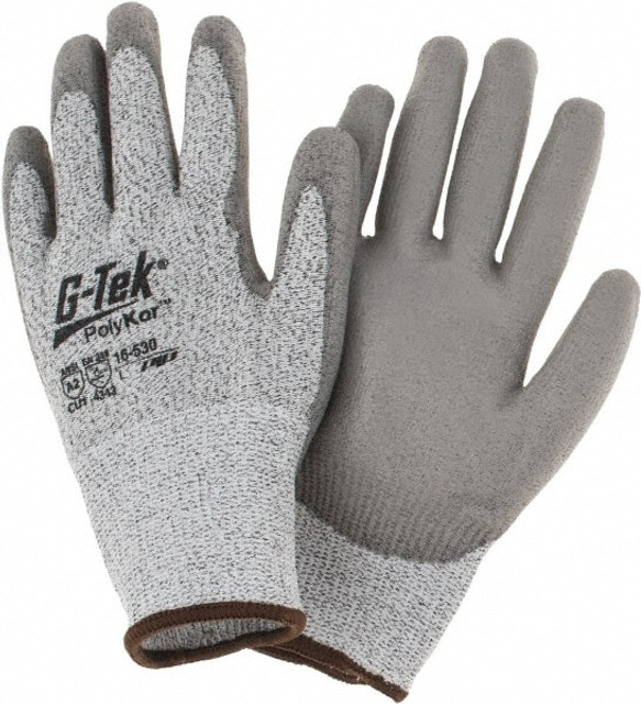 PIP 16-530/L Cut-Resistant Gloves: Size L, ANSI Cut A2;A3, Polyurethane, Synthetic