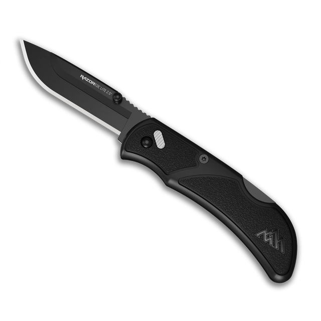 Outdoor Edge RCK25-2C 2.5 RAZOR-EDC LITE (Black PMS,2 Black Blades)