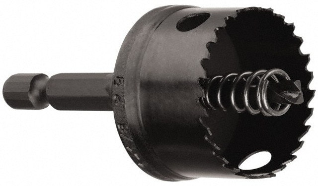 DeWALT D180018IR Hole Saw: 1-1/8" Saw Dia, 5/8" Cut Depth