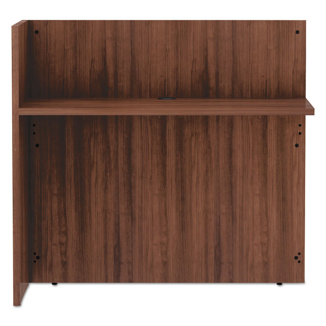 ALERA VA324424WA Alera Valencia Series Reversible Reception Return, 44.13w x 23.63d x 41.5h, Modern Walnut