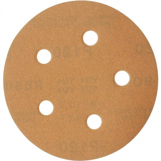 3M 7000120370 Hook & Loop Disc: 5" Disc Dia, 600 Grit, Coated, Aluminum Oxide