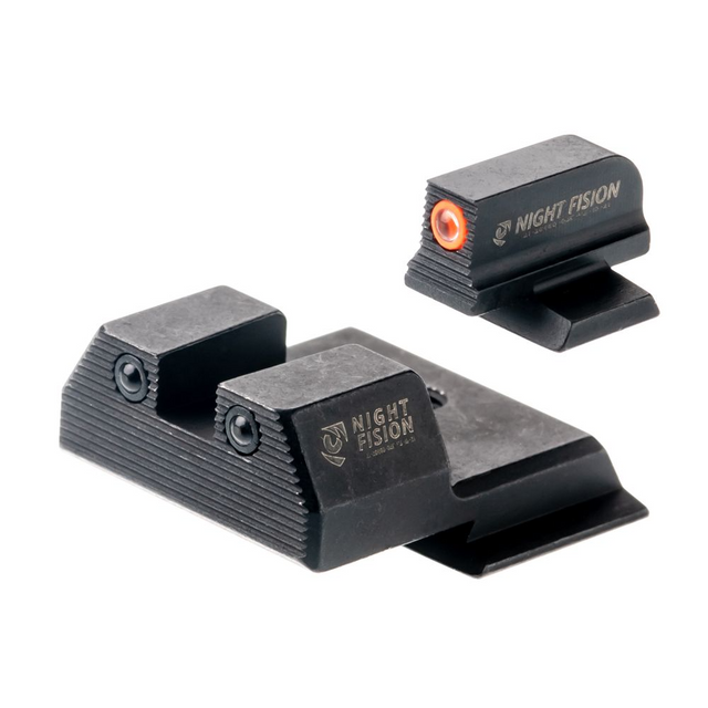 Night Fision SAW-204-215-290-OGZG Optics Ready Stealth Night Sight Set for S&W M&P Shield Plus w/ 507K