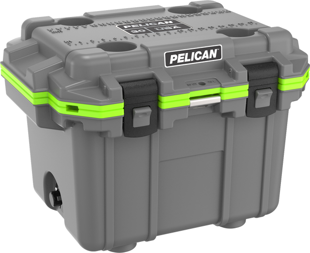 Pelican Products 30Q-1-DKGRYEGRN Elite Cooler