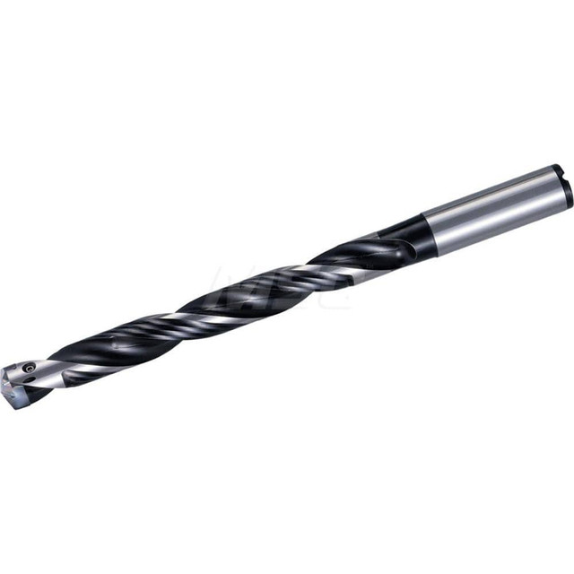 Kyocera THD11426 Replaceable-Tip Drill: 0.374 to 0.393" Dia, 3.15" Max Depth, 1/2" Straight-Cylindrical Shank