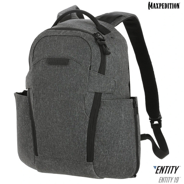 Maxpedition NTTPK19CH Entity 19 CCW-Enabled EDC Backpack 19L (Charcoal)