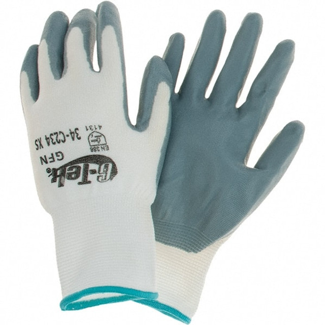 PIP 34-C234/XS General Purpose Work Gloves: X-Small, Nitrile Coated, Nylon