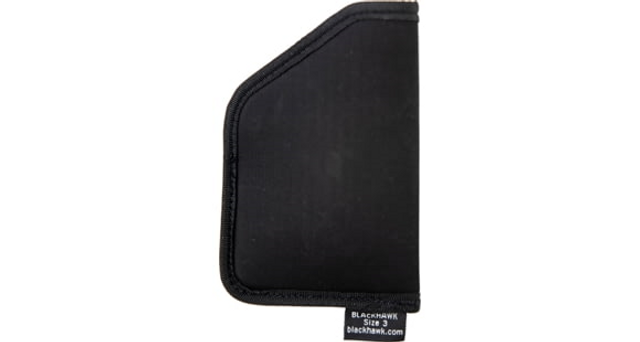 BLACKHAWK! 40TP04BK TecGrip Black Pocket Holster Ambi Size 04, Box BLACKHAWK! 40TP04BK TecGrip Black Pocket Holster Ambi Size 04, Box