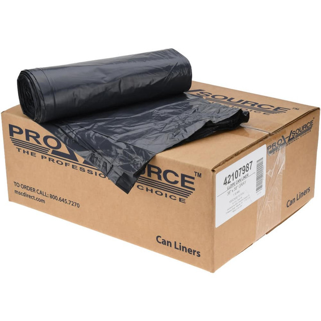 PRO-SOURCE PSRST385813G Trash Bags: 60 gal, 1.3 mil, 100 Pack