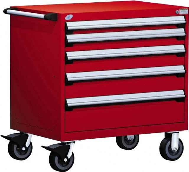 Rousseau Metal R5BEC-3003-081 Steel Tool Roller Cabinet: 5 Drawers