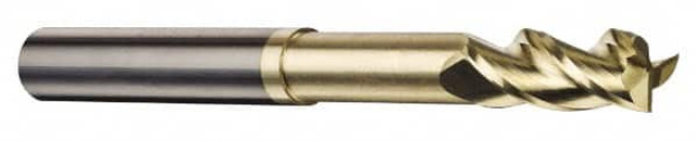 Accupro 35050020NS54120 Corner Radius End Mill: 1/2" Dia, 1-1/4" LOC, 0.12" Radius, 3 Flutes, Solid Carbide