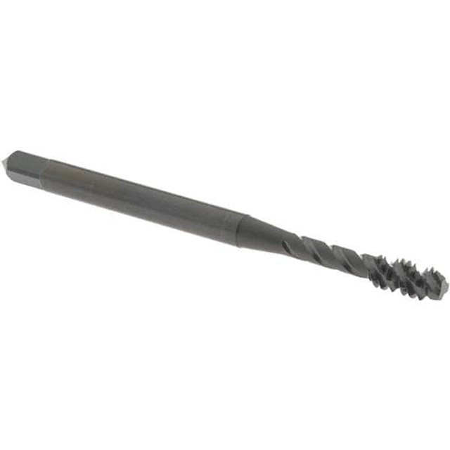 OSG 1302001401 Spiral Flute Tap: #6-32 UNC, 3 Flutes, Bottoming, 2B Class of Fit, High Speed Steel, Oxide Coated