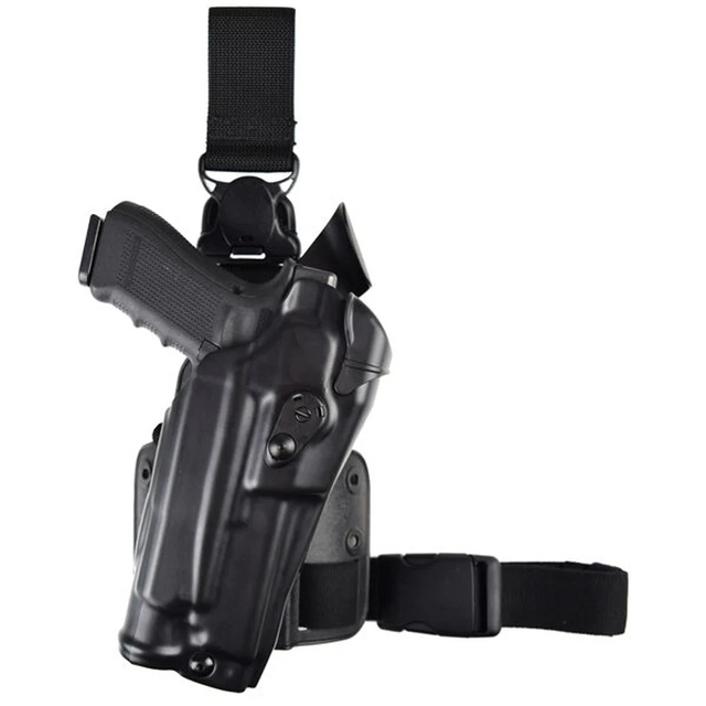 Safariland 1208056 Model 6355RDS ALS Tactical Holster with Quick-Release Leg Strap for Sig Sauer P320 RX 9 w/ Light