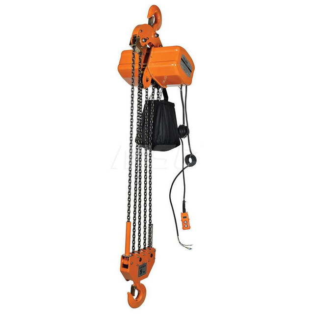 Vestil H-10000-1 Electric Chain Hoist: 10,000 lb Working Load Limit