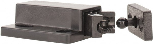 Sugatsune MC-28/BLK 1-3/8" Long x 3/4" Wide x 1/2" High, Plastic Compact Safe Push Latch - MC-28 Catch