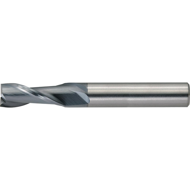 US Union Tool 2465071 Square End Mill: 7.3 mm Dia, 2 Flutes, 16 mm LOC, Solid Carbide, 30 ° Helix