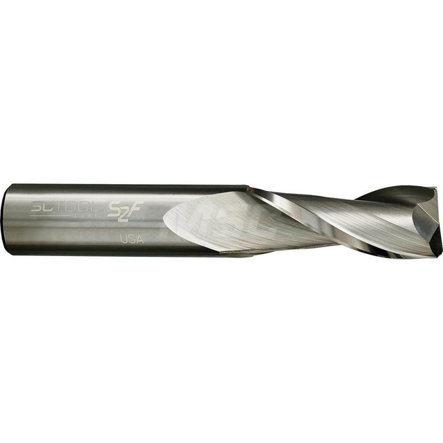 SC Tool 30063 Corner Radius End Mill: 1" Dia, 1-1/2" LOC, 0.06" Radius, 2 Flutes, Solid Carbide