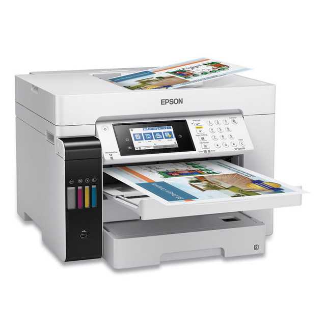 EPSON AMERICA, INC. C11CH71202 WorkForce ST-C8000 Color MFP Wide-Format Supertank Printer
