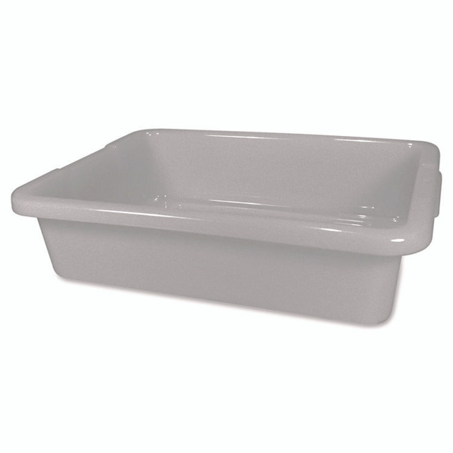 RUBBERMAID COMMERCIAL PROD. 3349 GRA Bus/Utility Tote, 20" x 15" x 5", Gray
