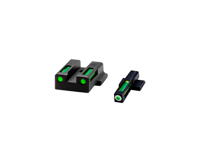 HIVIZ Shooting Systems 9EZN321 LiteWave H3 Tritium/Litepipe Sight Set for S&W 9EZ Shield