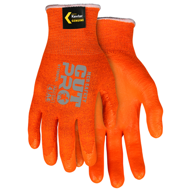 MCR Safety 9178NFOXS Orange Kevlar/Orange Nitrile Foam