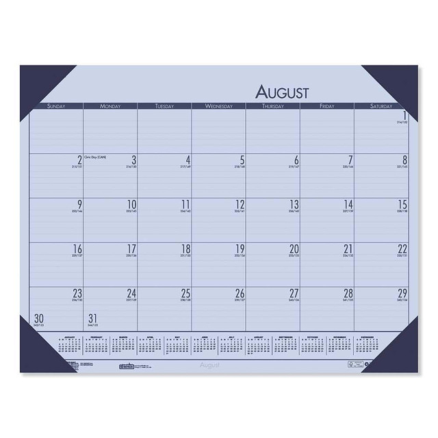 House of Doolittle HOD012573 Desk Pad: 13 Sheets, Planner Ruled