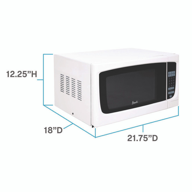 AVANTI MO1450TW 1.4 Cubic Foot Capacity Microwave Oven, 1,000 Watts, White