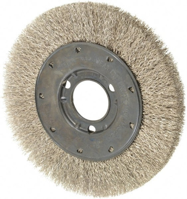 Osborn 0002110500 Wheel Brush: 6" Wheel Dia, Crimped