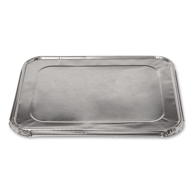 HFA INC 204900 Steam Pan Foil Lids, Fits Half-Size Pan, 25 Gauge, 12.81 x 10.44, 100/Carton