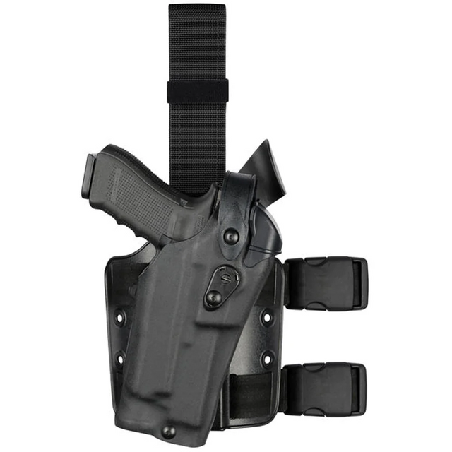 Safariland 1201016 Model 6304RDS ALS/SLS Drop-Rig Tactical Holster for Glock 17 MOS w/ Light