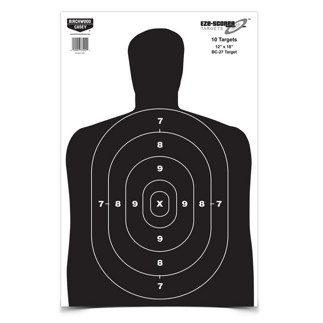 Birchwood Casey BC-37202 Eze-Scorer 12 x 18 BC-27 Target