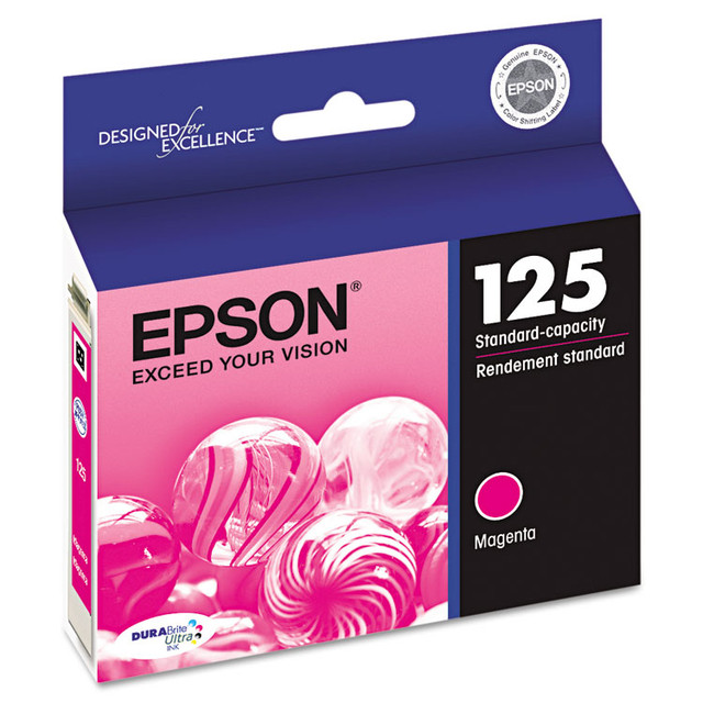 EPSON AMERICA, INC. T125320S T125320-S (125) DURABrite Ultra Ink, Magenta