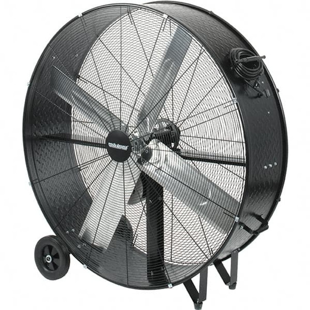 PRO-SOURCE CED5360-MSC Blower Fan: 15,500 CFM, Belt Drive, Drum Fan