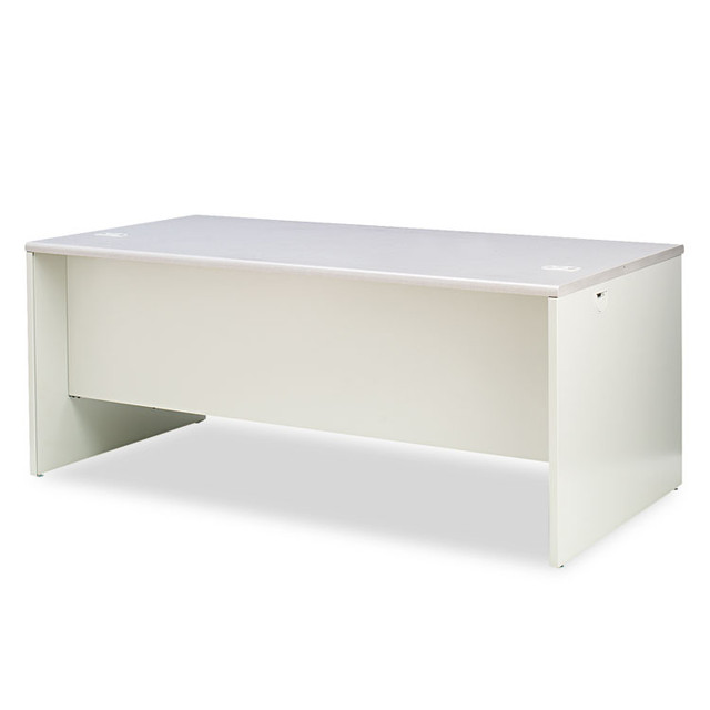 HON COMPANY 38294LG2Q 38000 Series Left Pedestal Desk, 72" x 36" x 29.5", Light Gray